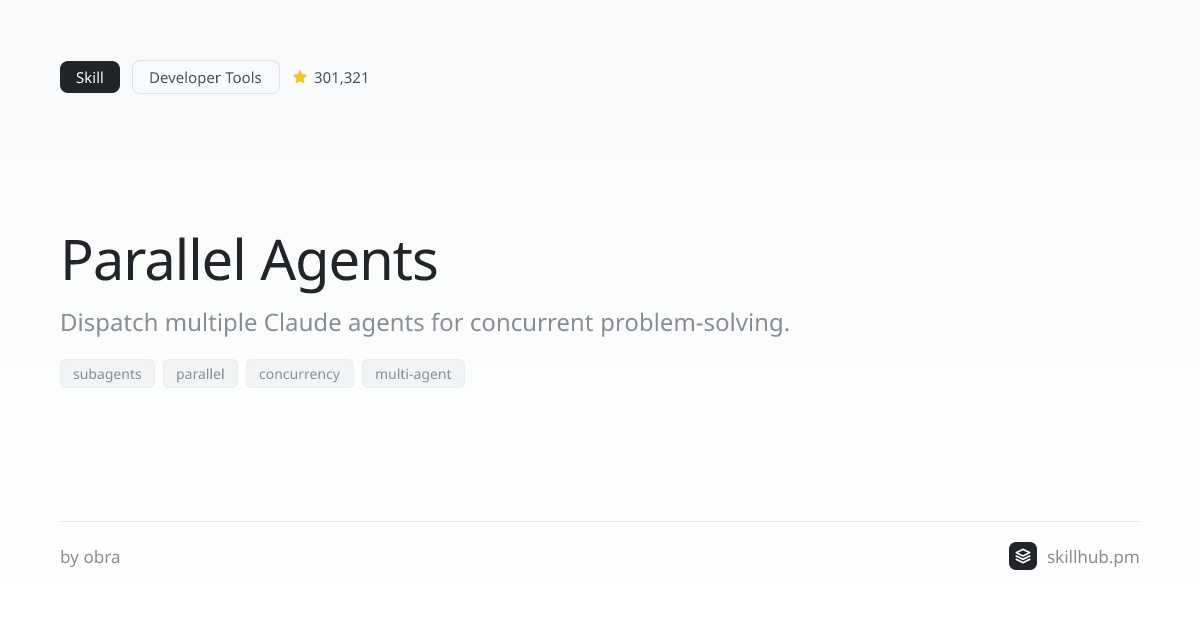 Parallel Agents — Skill