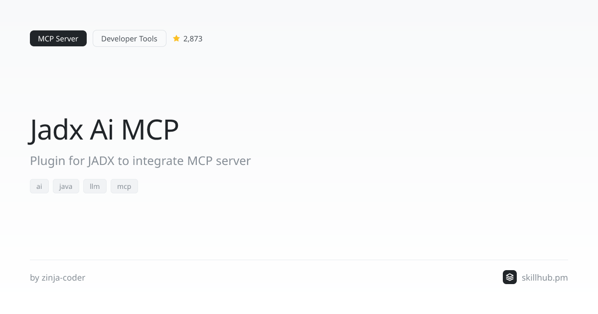 Jadx Ai MCP — MCP Server